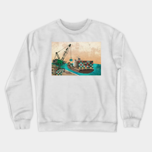 Software export, illustration (F019/5757) Crewneck Sweatshirt by SciencePhoto